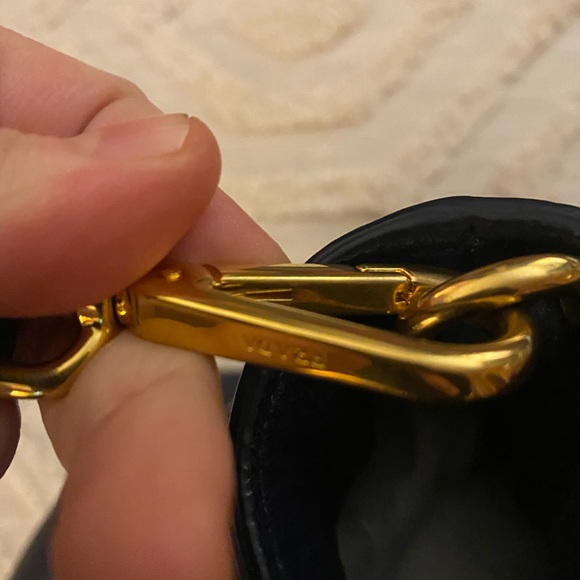 PRADA Vitello Phenix Tote Navy Blue - Picture 7 of 11